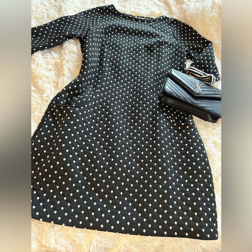 Boden knit dress with polka dots — size 10